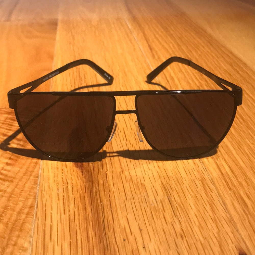 Black trendy sunglasses